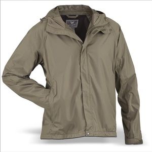 White Sierra Waterproof Jacket, Sage